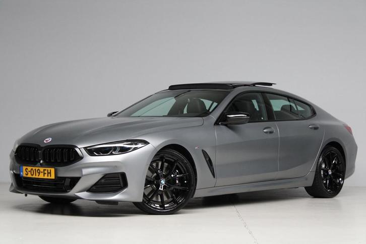 BMW 8-serie Gran Coupé 840i M-sport | Facelift | frozen gre, Auto's, BMW, Bedrijf, Te koop, 8-Serie Gran Coupé, 360° camera, ABS