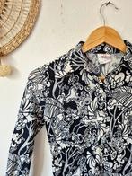 Vintage 70s deadstock psychedelic print blouse S, Kleding | Dames, Blouses en Tunieken, Vintage, Ophalen of Verzenden, Nieuw, Maat 36 (S)