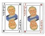 2 aparte jokers, Verzenden, Zo goed als nieuw, Speelkaart(en)