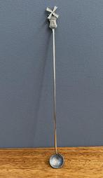 Nederlandse JULIANA zilver 1 gulden lepel 1957 met molen, Antiek en Kunst, Ophalen
