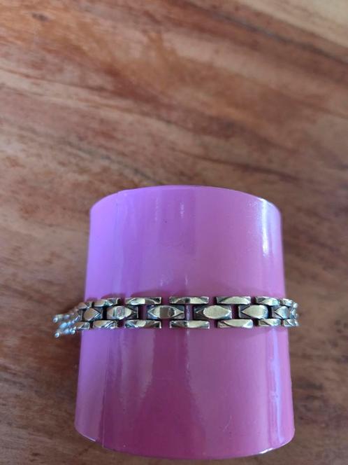Gouden Bismarck armband, Sieraden, Tassen en Uiterlijk, Armbanden, Zo goed als nieuw, Goud, Goud, Ophalen of Verzenden