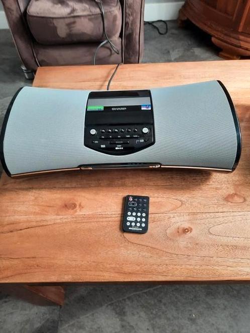 sharp music system, Audio, Tv en Foto, Stereo-sets, Gebruikt, Speakers, Sharp, Ophalen of Verzenden