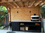 Buitenkeuken Douglas hout + composiet blad, Tuin en Terras, Buitenkeukens, Ophalen, Zo goed als nieuw, Houtskool, Vrijstaand