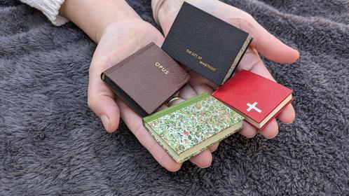 Vier miniatuurboeken door Jan Janssen, Boeken, Overige Boeken, Nieuw, Ophalen of Verzenden