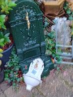 Gietijzeren fontein bloembak buitenkraan wasbak spoelbak, Tuin en Terras, Ophalen, Gebruikt, Beton, Fontein