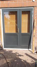 Kozijn met openslaande deuren incl dubbel glas, Ophalen, Gebruikt, Deurkozijn, Inclusief glas