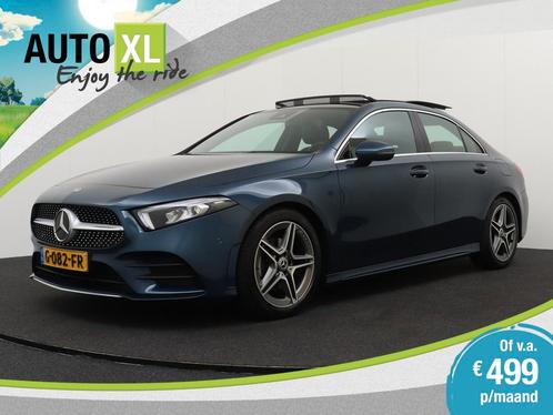 Mercedes-Benz A-Klasse 200 Aut. AMG Pano-dak Camera Trekhaak, Auto's, Mercedes-Benz, Bedrijf, Te koop, A-Klasse, ABS, Achteruitrijcamera