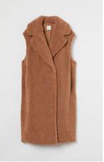 Zgan bruin warm teddy bodywarmer H&M mt. XXL, Ophalen of Verzenden, Zo goed als nieuw, Bruin, Jas of Mantel