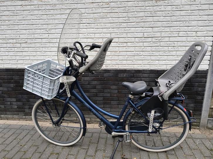 Cortina Roots, Fietsen en Brommers, Fietsen | Dames | Moederfietsen, Gebruikt, Overige merken, 50 tot 53 cm, 2 zitjes, Dubbele standaard