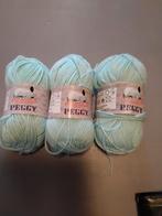 3 Bollen Vlnika Peggy Acryl Garen Lichtblauw, Ophalen of Verzenden, Nieuw, Breien of Haken, Wol of Garen