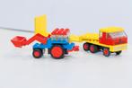 LEGO 682 -1 LEGOLAND: Construction: Low loader and tractor, Ophalen of Verzenden, Gebruikt, Complete set, Lego