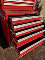 Gereedschap ladenkast. 5 lades. En opzet kast. PowerplusTool, Doe-het-zelf en Verbouw, Gereedschapskisten, Ophalen, Gebruikt