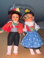 vintage Zwitserse jongens- en meisjespop, Verzamelen, Poppen, Ophalen of Verzenden, Gebruikt, Pop