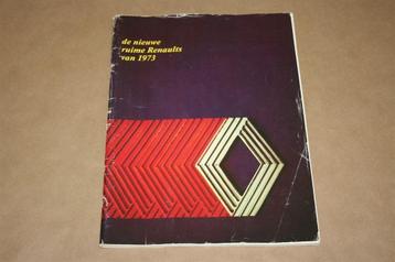 Zeldzame uitgave - De nieuwe ruime Renaults van 1973 !! beschikbaar voor biedingen