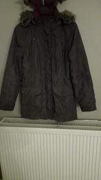 Meisjes winterjas maat 158 - Bruin met fleece vest, Ophalen of Verzenden, Gedragen, Bruin