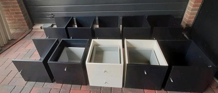 Ladekasten en deurtjes voor ikea kallax Vakkenkast, Huis en Inrichting, Kasten | Overige, Zo goed als nieuw, Ophalen