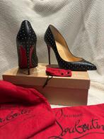 Christian Louboutin Pigalle Follies Plume 100 Nappa Maat 39, Ophalen, Zwart, Zo goed als nieuw, Schoenen met hoge hakken