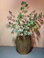 Nieuw! Groot Zijden boeket incl. Vaas | Zijden bloemen, Huis en Inrichting, Ophalen of Verzenden, Nieuw, Binnen