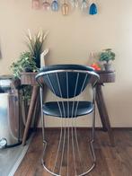 Vintage eetstoelen zwart, Ophalen, Zo goed als nieuw