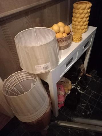 6 Lampenkappen - Taupe & Beige - Verschillende Prijzen beschikbaar voor biedingen