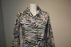 Kenzo jasje zebra print kleurrijke bloemen door de print F38, Maat 38/40 (M), Overige kleuren, Verzenden, Kenzo