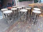 THONET BARKRUKKEN 13 STUKS OPKNAPPERS !!! ZIE FOTO'S, Huis en Inrichting, Ophalen, Met voetsteun, 60 tot 90 cm, Hout