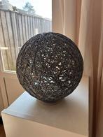 Decoratieve Bol Lamp Taupe, Ophalen of Verzenden, Zo goed als nieuw, Stof, Minder dan 50 cm