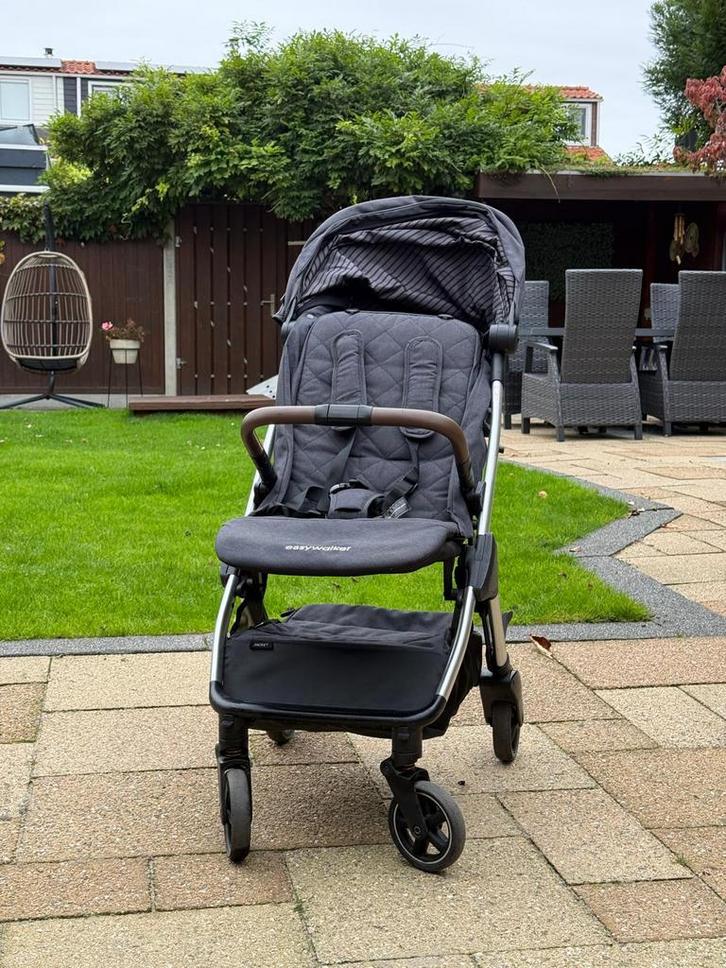 Easywalker Buggy Jackey Platinum Edition, Kinderen en Baby's, Buggy's, Zo goed als nieuw, Regenhoes, Zonnekap, Ophalen