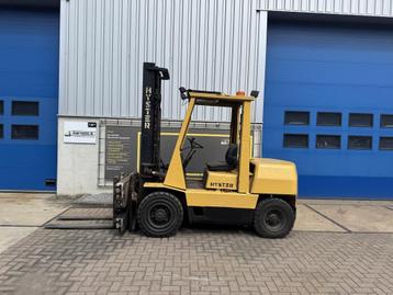 VS-22227 Duplex Diesel heftruck Hyster 4ton 4300mm Rotator beschikbaar voor biedingen