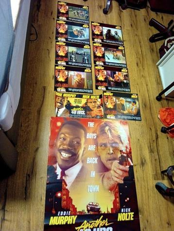 bioscoop poster set ''Another 48 Hrs'' + lobbycards+affiche. beschikbaar voor biedingen
