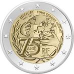 De speciale 2 Euro FRANKRIJK 2021 "75 Jaar UNICEF" in unc., 2 euro, Frankrijk, Ophalen of Verzenden