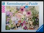 Legpuzzel 1000 stuks "Bloemenliefde", Ophalen of Verzenden, 500 t/m 1500 stukjes, Zo goed als nieuw, Legpuzzel