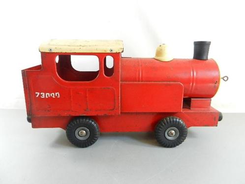 Groot formaat Vintage metalen Tri-Ang Locomotief  73000, Antiek en Kunst, Antiek | Speelgoed, Ophalen of Verzenden