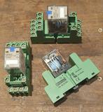 Relais + voet Omron MY4IN1-D2 12Vdc 4x om, Hobby en Vrije tijd, Elektronica-componenten, Ophalen of Verzenden, Zo goed als nieuw