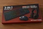 3-in-1 Gaming Set RGB Toetsenbord, Muis & Headset (Bekabeld), Ophalen of Verzenden