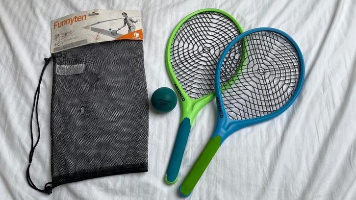 ARTENGO Set van 2 Rackets and 1 softball Funnyten, Kinderen en Baby's, Speelgoed | Buiten | Los speelgoed, Ophalen of Verzenden
