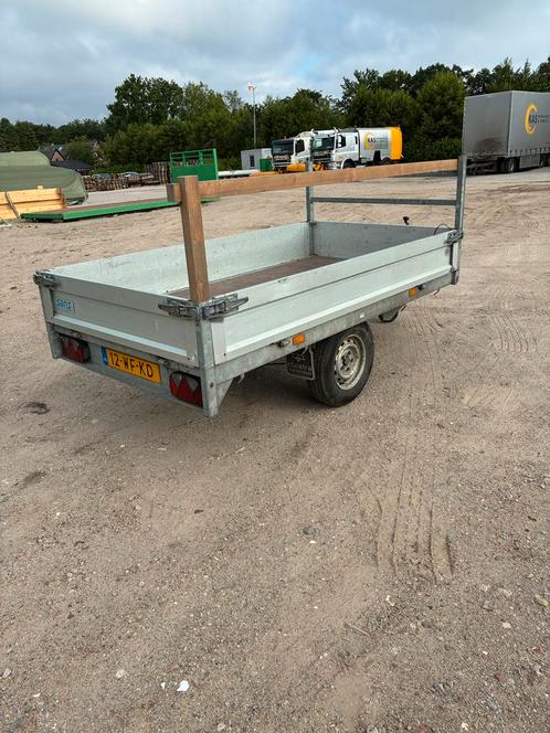 Enkelas plateau aanhanger, Auto diversen, Aanhangers en Bagagewagens, Zo goed als nieuw, Ophalen of Verzenden