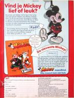 14 vintage advertenties reclames van Mickey blad 1976-80, Overige typen, Gebruikt, Ophalen