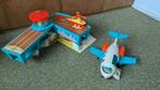 Retro Fisher Price vliegveld, Kinderen en Baby's, Speelgoed | Fisher-Price, Ophalen, Gebruikt, Speelset