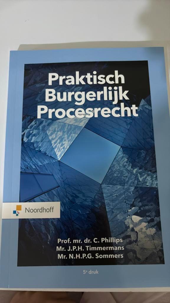 C. Phillips - Praktisch Burgerlijk Procesrecht, Boeken, Wetenschap, Zo goed als nieuw, Sociale wetenschap, Ophalen of Verzenden