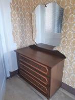 Vintage retro , ladekast met spiegel 105x76x47 cm., Gebruikt, 5 laden of meer, Ophalen of Verzenden, Minder dan 100 cm
