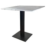 Restaurant tafel marmer vierkant 70 x 70 cm, 50 tot 100 cm, Vierkant, Nieuw, Metaal