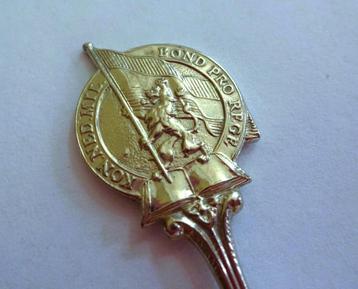 Verzilverd Thee Lepeltje Koninklijke Militaire Bond Pro Rege beschikbaar voor biedingen