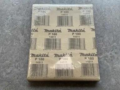 Makita Schuurpapier P180 - 50 vellen, Doe-het-zelf en Verbouw, Gereedschap | Schuurmachines, Nieuw, Vlakschuurmachine, Ophalen of Verzenden