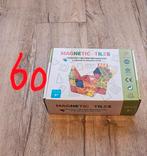 Magnetic Tiles | Nieuw | 60 delig, Kinderen en Baby's, Speelgoed | Bouwstenen, Overige merken, Stichting Servitium, Info@stichtingservitium.nl