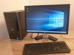 Dell desktop computer met 22 inch Dell monitor, Ophalen of Verzenden, Zo goed als nieuw