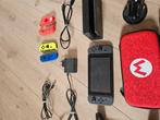 Nintendo Switch met accessoires, Spelcomputers en Games, Spelcomputers | Nintendo Switch, Ophalen, Zo goed als nieuw, Switch Original