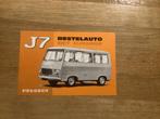 Peugeot J7 Bestelauto Leaflet 1967, Ophalen of Verzenden, Gelezen, Peugeot