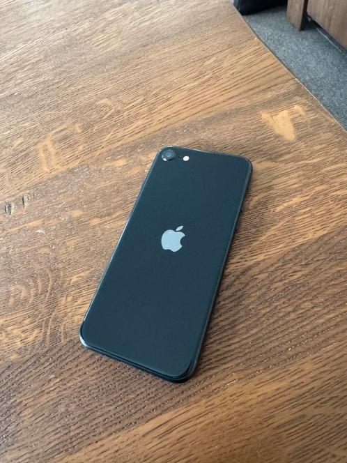 iPhone SE 2022 64GB Midnight | 100% Batterij, Telecommunicatie, Mobiele telefoons | Apple iPhone, Zo goed als nieuw, 64 GB, Zonder abonnement