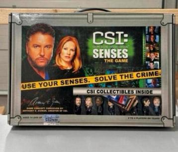 CSI Senses - The game bordspel Crime scene spel + poppetjes beschikbaar voor biedingen